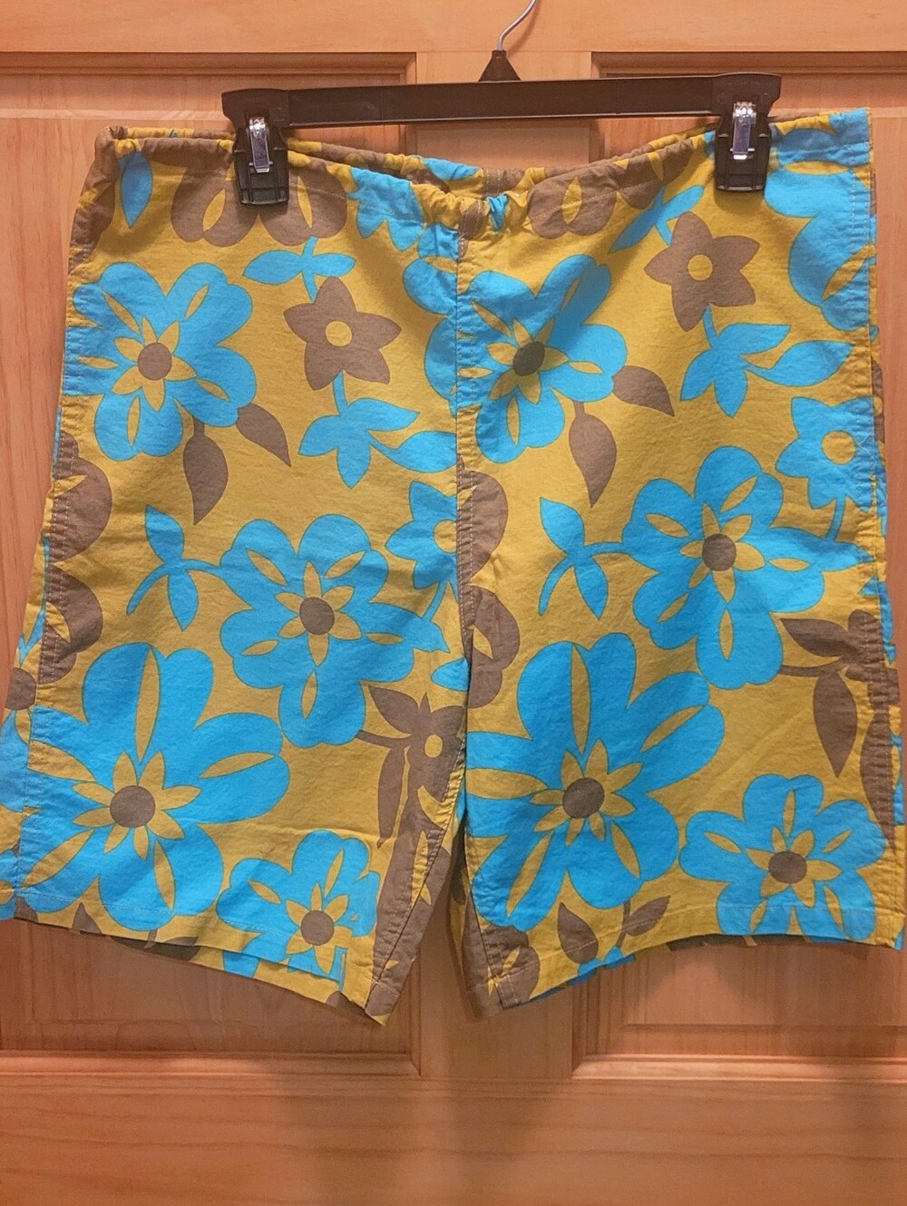 Women's Vintage Original JamsSurf Line Hawaii Hoawa Mustard Size Small